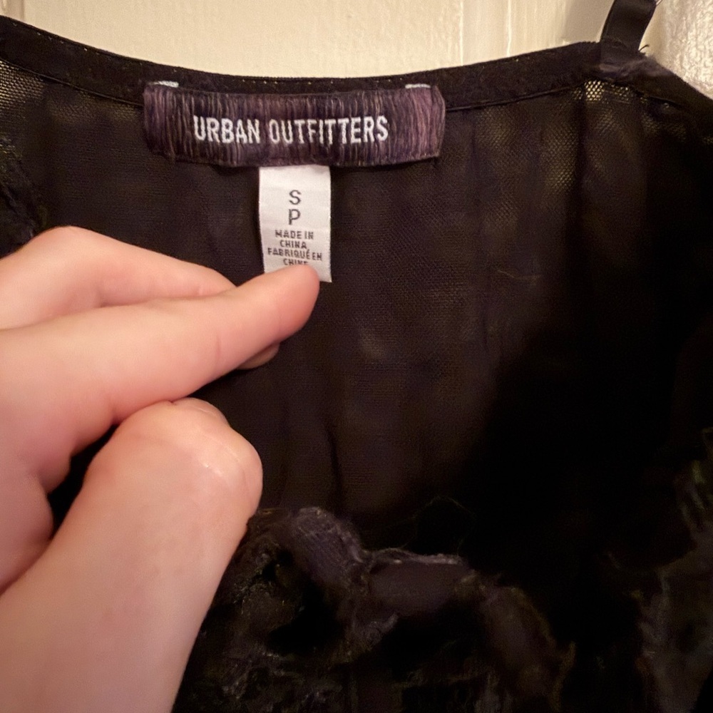 Urban Outfitters Black Slip Dress - Picture 4 of 5
